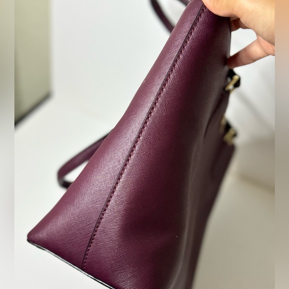 Kate Spade Purple Leather Zip Tote - Picture 12 of 16